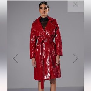 ❤️‍🔥RED CROC TRENCH-NWT❤️‍🔥